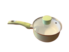 Set Bucătărie 7 Piese VERDE – Oale și Tigaie Versatile pentru Gătit + Set de Cuțite de Masă Cadou